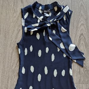 DKNY Pleated Blouse